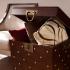 Nailhead End Table Trunk - Espresso