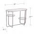 Maxina Mirrored Console Table w/ Storage