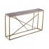 Arendal Faux Marble Skinny Console Table