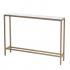 Darrin Narrow Console Table w/ Mirrored Top - Gold