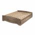 Drifted Gray Queen Mate's Platform Storage Bed with 6 Drawers