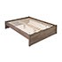 Select Drifted Gray Queen 4-Post Platform Bed