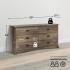 Salt Spring 6-Drawer Dresser in Drifted Gray