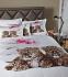 Twin Size Duvet Cover Sheets Set, Baby Leopards