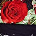 Duvet Cover Set, King Size Floral Bedding, Dolce Mela - Night Roses DM707K