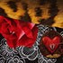 Duvet Cover Set, King Size Floral Bedding, Dolce Mela - Passion DM709K