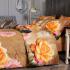 Queen Size Duvet Cover Set, 6 Piece Luxury Floral Bedding, Dolce Mela Eden  DM721Q