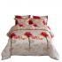Queen Size Duvet Cover Set, 6 Piece Luxury Floral Bedding, Dolce Mela Orchid  DM722Q
