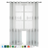 Window Semi-Blackout Curtain / Drape Panel, Nexus