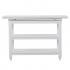 Alverton Convertible Console to Dining Table - White