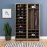Space-Saving Shoe Storage Cabinet, Drifted Gray