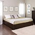 Select Espresso King 4-Post Platform Bed with 4 Drawers Thumbnail