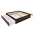 Select Espresso King 4-Post Platform Bed with 4 Drawers