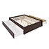 Select Espresso Queen 4-Post Platform Bed with 4 Drawers