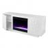 Delgrave Color Changing Fireplace w/ Media Storage