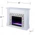 Darvingmore Color Changing Fireplace w/ Marble Surround