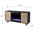 Wilconia Color Changing Fireplace w/ Media Storage and Carved Details