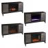 Lannington Color Changing Fireplace w/ Media Storage
