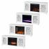 Maldina Color Changing Fireplace w/ Media Storage