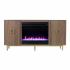 Yorkville Color Changing Fireplace w/ Media Storage