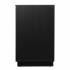 Delgrave Color Changing Fireplace w/ Media Storage - Black