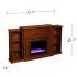 Chantilly Color Changing Fireplace w/ Bookcases