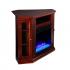 Claremont Color Changing Convertible Fireplace - Cherry