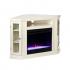 Claremont Color Changing Convertible Fireplace - Ivory