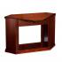 Claremont Color Changing Convertible Fireplace - Brown Mahogany
