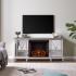 Toppington Mirrored Fireplace Media Console Thumbnail