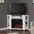 Dilvon Electric Media Fireplace w/ Storage