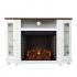Dilvon Electric Media Fireplace w/ Storage