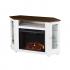 Dilvon Electric Media Fireplace w/ Storage