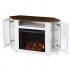 Dilvon Electric Media Fireplace w/ Storage