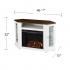 Dilvon Electric Media Fireplace w/ Storage