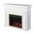 Bevonly White Electric Fireplace