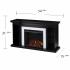 Henstinger Electric Fireplace w/ Bookcase - Black