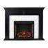 Torlington Marble Tiled Electric Fireplace - Black