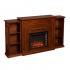 Chantilly Electric Fireplace w/ Bookcases - Autumn Oak