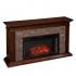 Canyon Heights Simulated Stone Electric Fireplace