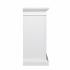 Ledgestone Electric Fireplace w/ Stacked Faux Stone - White - Costco Exclusive