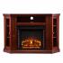 Claremont Convertible Media Electric Fireplace - Brown Maho