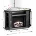 Claremont Convertible Media Electric Fireplace - Brown Maho