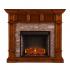Merrimack Simulated  Stone Convertible Electric Fireplace