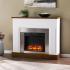 Eastrington Industrial Base Electric Fireplace