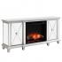 Toppington Mirrored Touch Screen Electric Fireplace