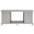 Toppington Mirrored Electric Fireplace Media Console