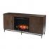 Dibbonly Touch Screen Electric Fireplace w/ Media Storage