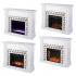 Darvingmore Electric Fireplace w/ Marble Surround