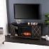 Marradi Touch Screen Electric Fireplace w/ Media Storage